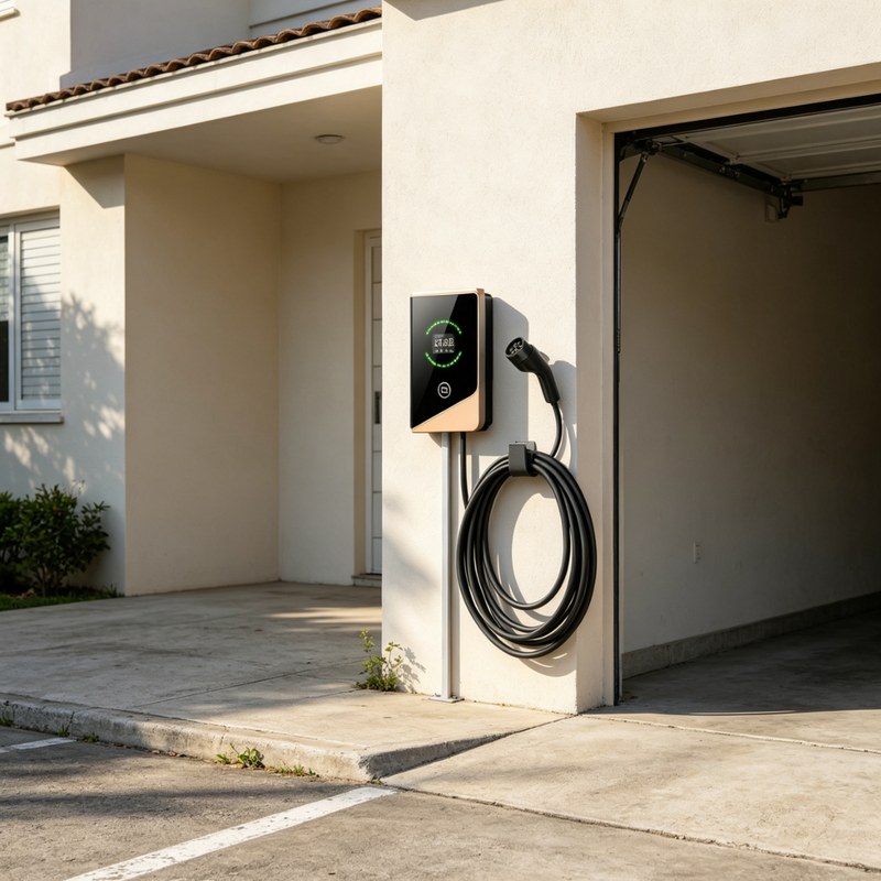 11KW Wall Mounted AC Single Gun Charger