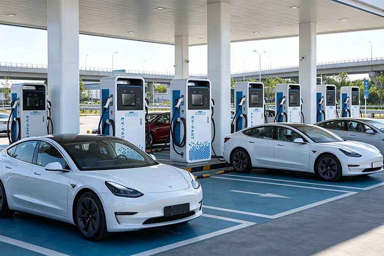 Applications-of-YLC New Energy-Gas-Station-EV-Charger-2