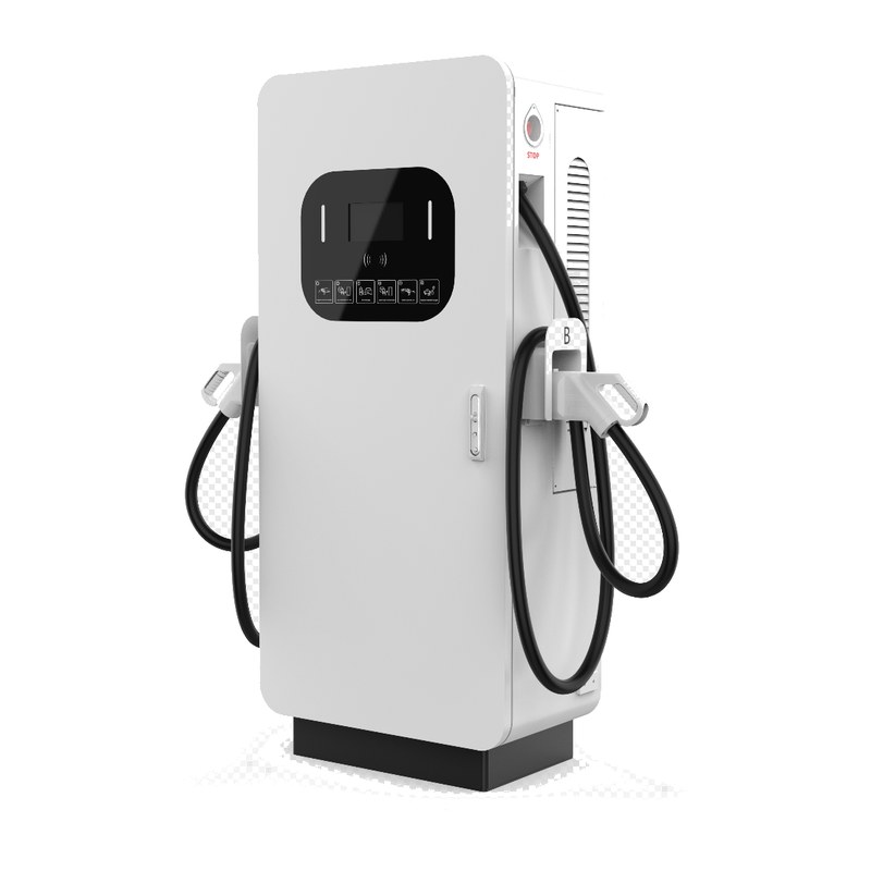 120KW Vertical Cabinet DC Charging Station Dual Gun
